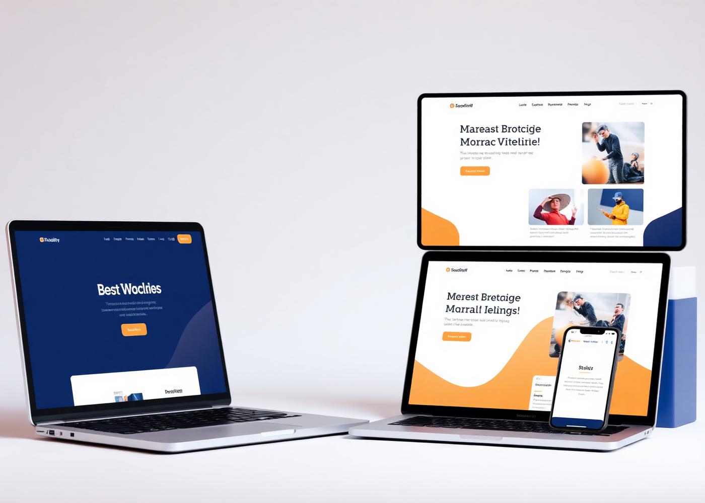 Sitios web profesionales Funnelizen en múltiples dispositivos